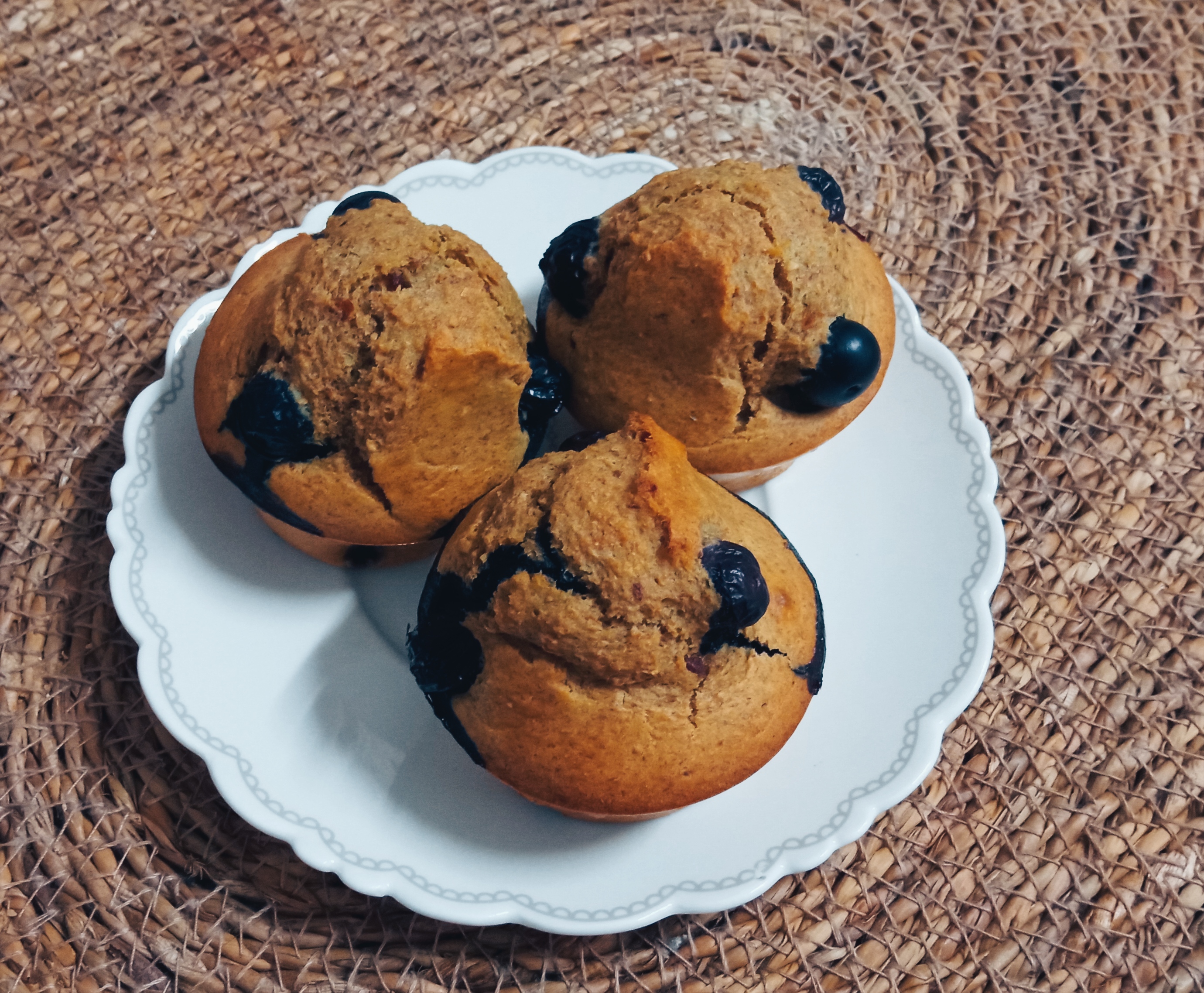 Muffins de mirtilo