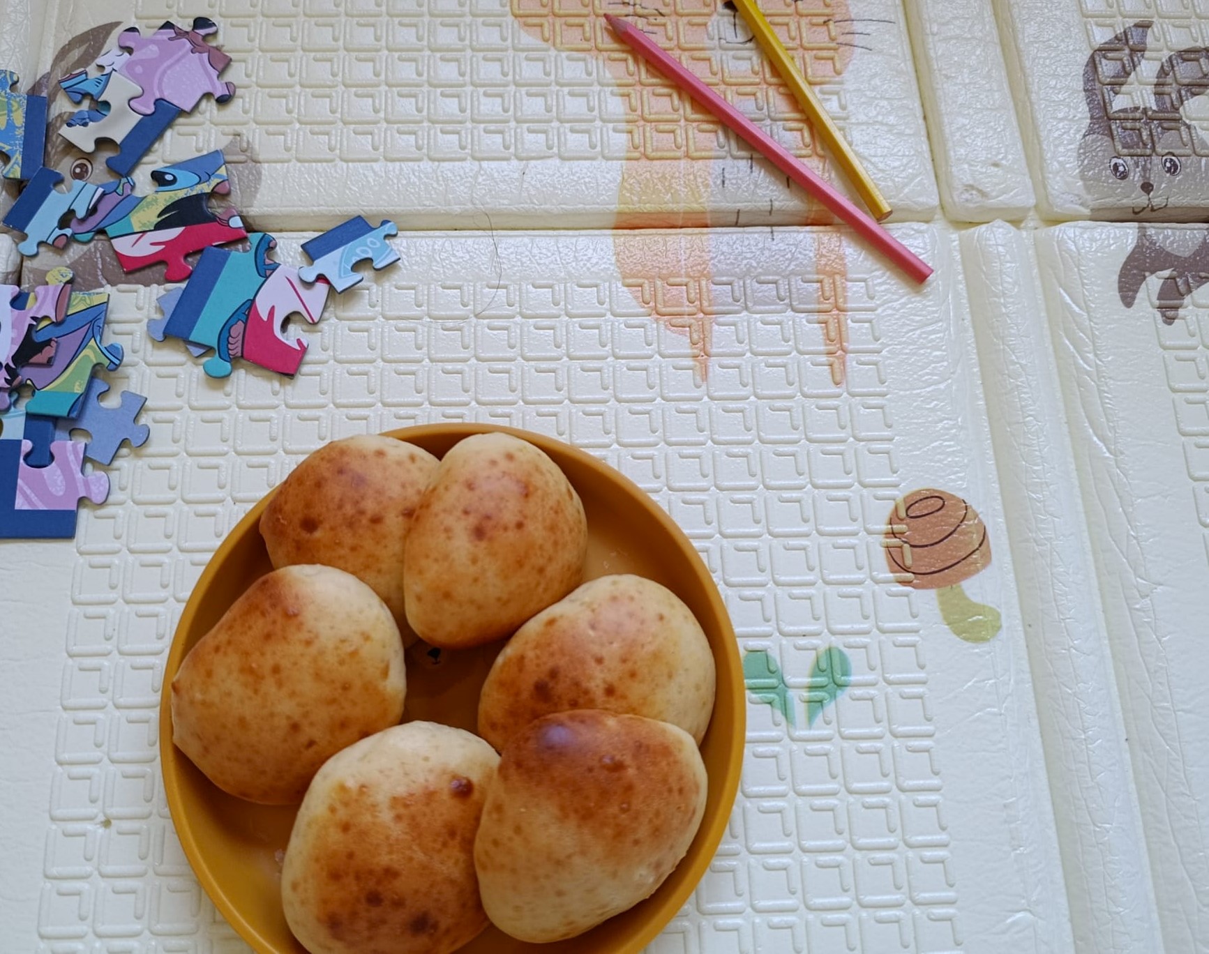 Pães de limão e mel