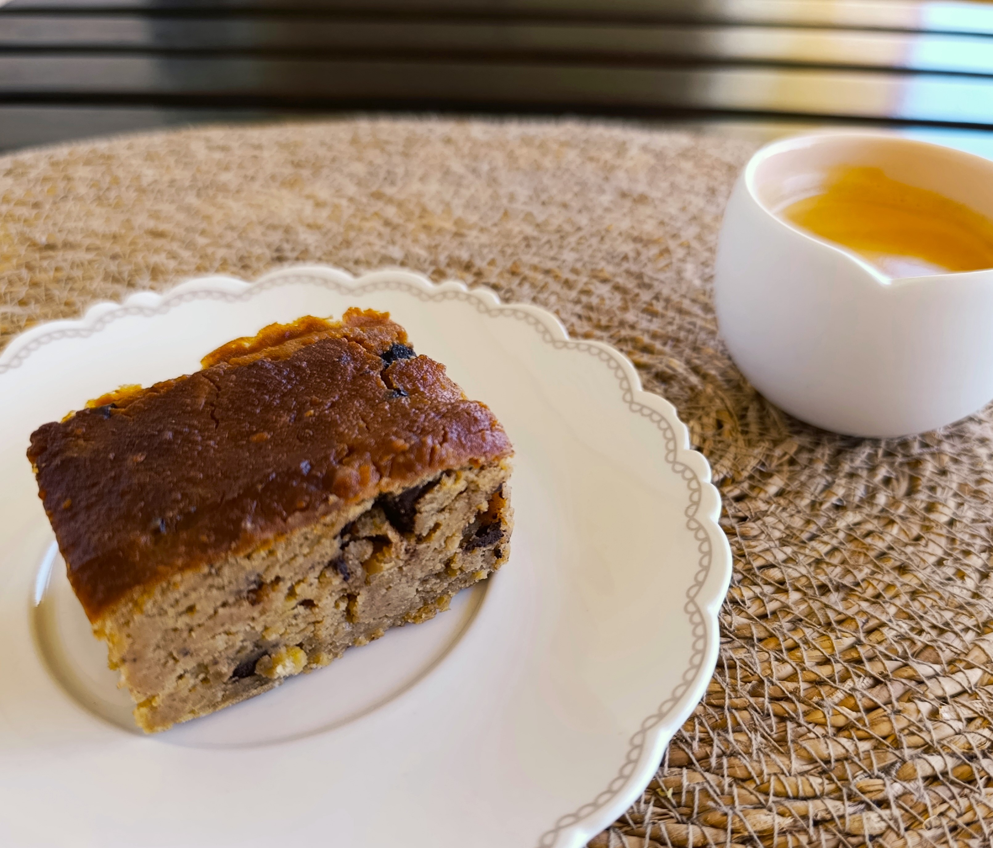 Blondies de grão-de-bico