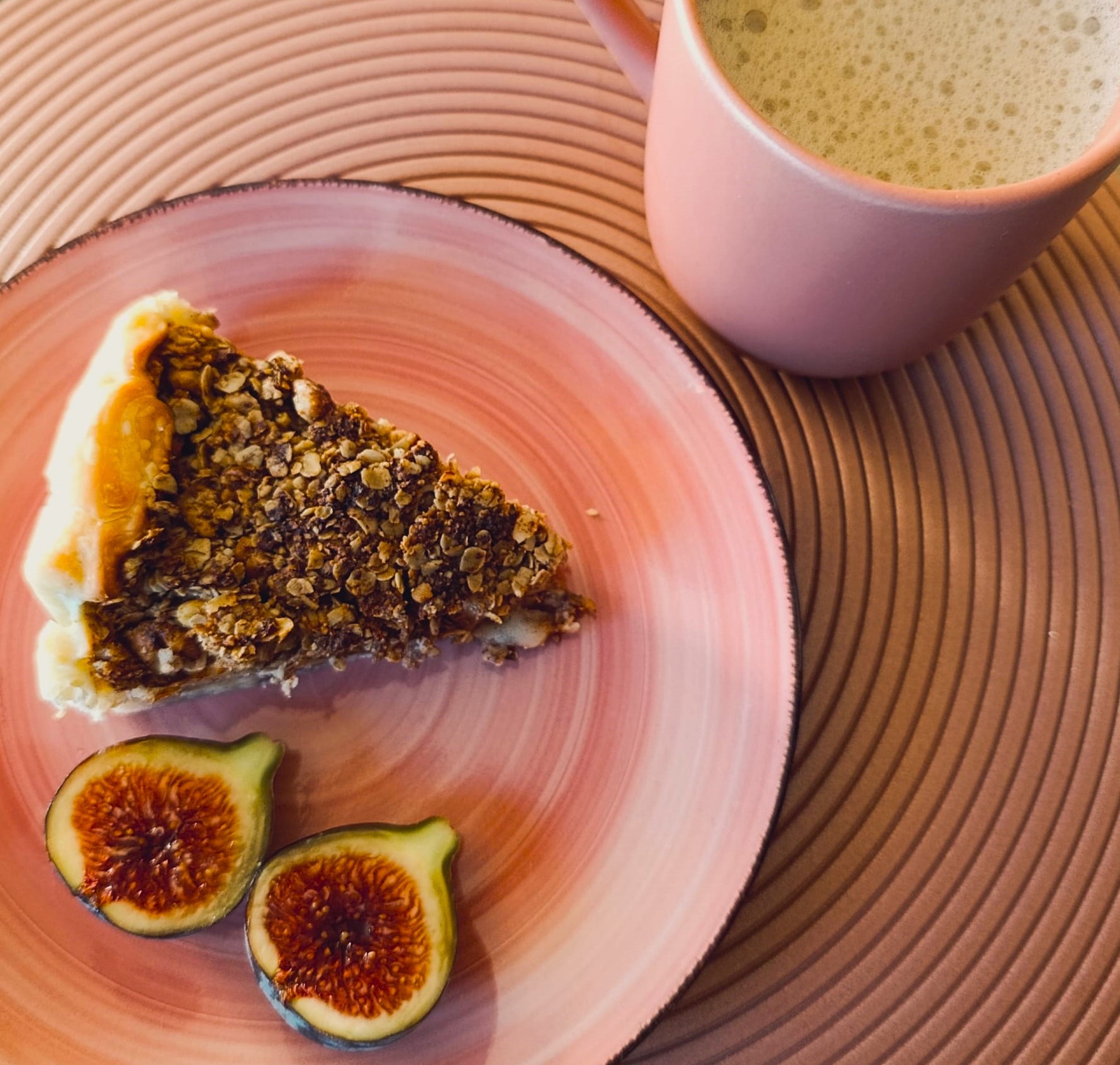 Tarte crumble de maçã