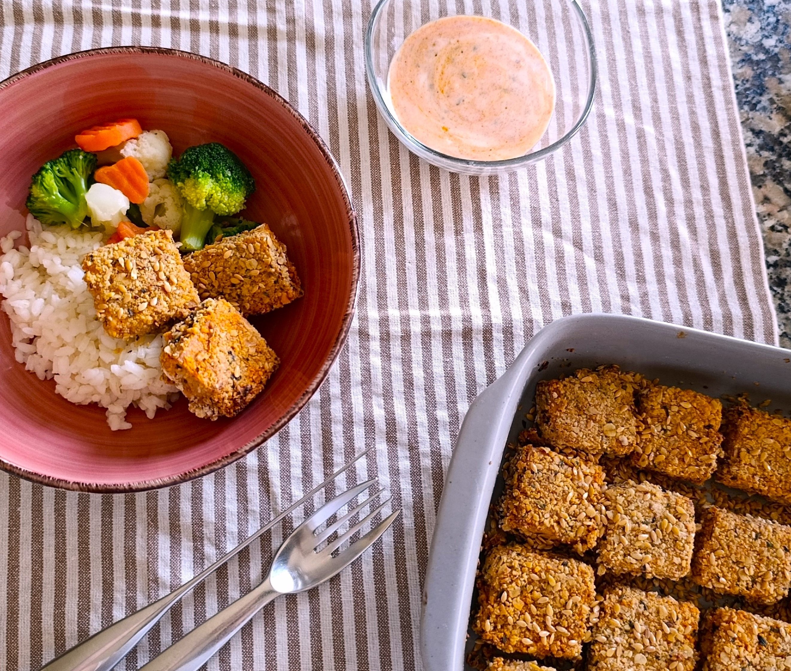 Nuggets de tofu