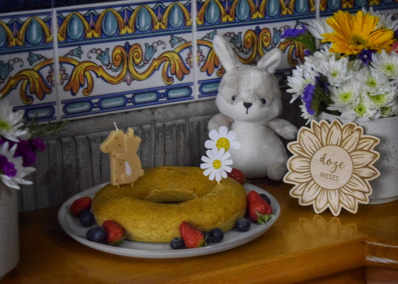 Bolo de laranja e canela