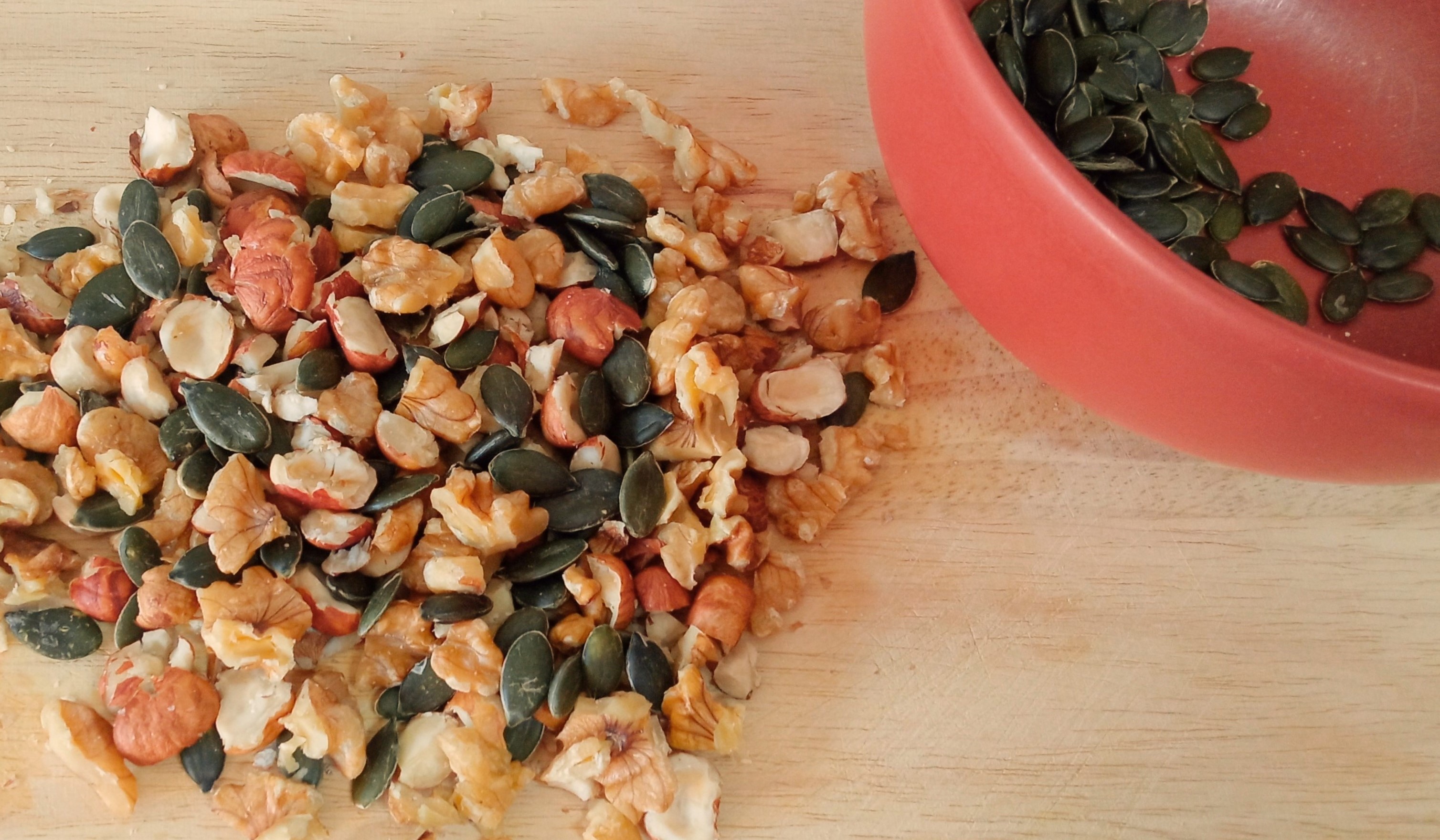 Granola de canela e frutos secos